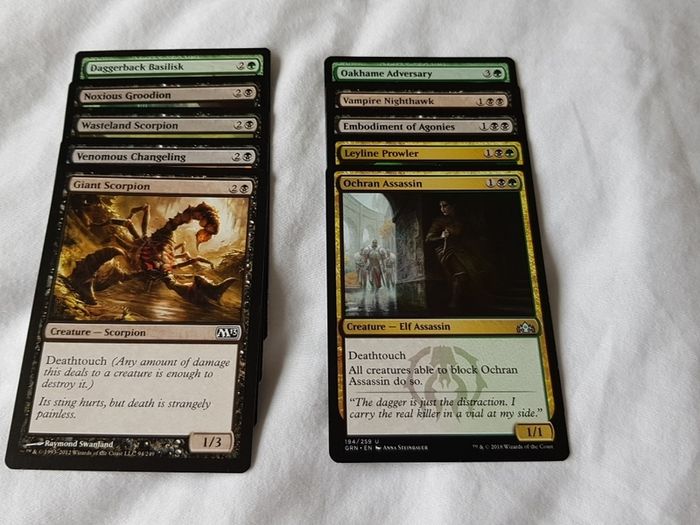 Magic The Gathering Commander Green Black Deathtouch Tribal deck