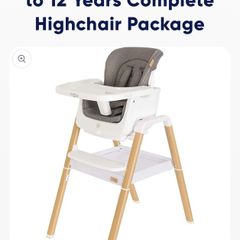Tutti Bambini Nova Birth to 12 Years Complete Highchair Package