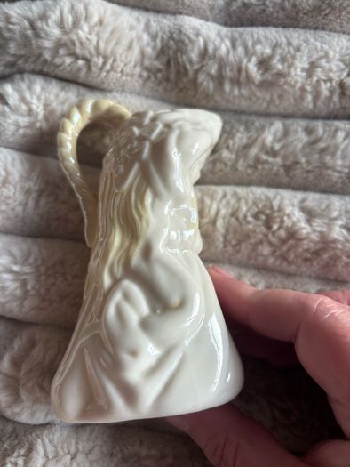 Vintage Belleek Ireland "Undine" Water Nymph Cream Pitcher (1965-1980)