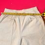 Uniglo cream corduroy trousers Image 4