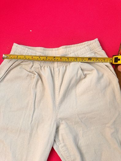 Uniglo cream corduroy trousers