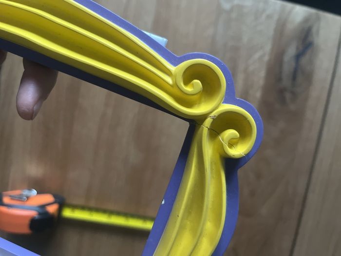 Peephole frame from Friends TV series