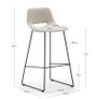 Set of 4 Kave Home Zahara Beige Bar Stools Image 5