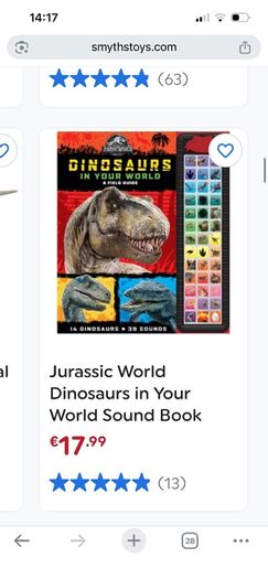 Jurassic World Dinosaurs in Your World Sound Book