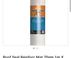 Roof seal reinforcing mat for roof repair 1m x 18m