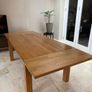Solid Oak Dining Table Image 3