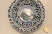 BNWT French porcelain decorative plate ornament with image of Mont St Michel