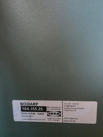 IKEA BODARP Grey-Green Cover Panel 240x62cm - 104.355.25