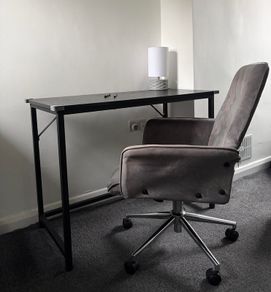 VASAGLE Black Computer Desk Excellent Condition