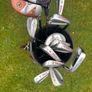 Golf Bag, Wilson Golf Clubs and Caddy Image 3