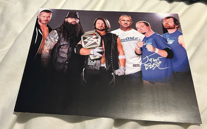 Wrestling autographs