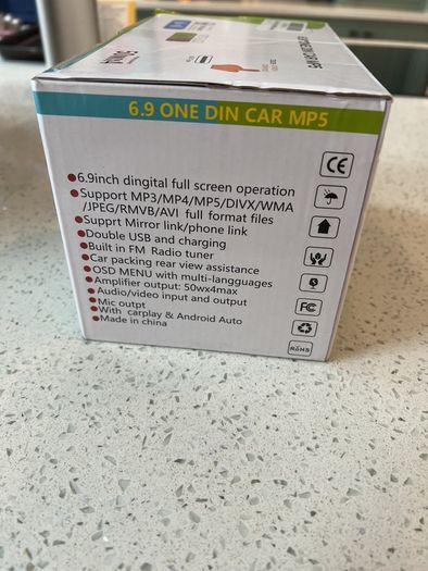 Car MP5 radio with camera