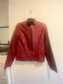 womens leather biker jacket