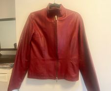 womens leather biker jacket