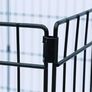Doggy Style 8 Panel Playpen Suitable for Dogs Puppies Cats & Rabbits Foldable Ideal for Indoor/Outdoor use Puppy Play Pen (Small, 8 Panel Light/Lge Door/Black) Image 4