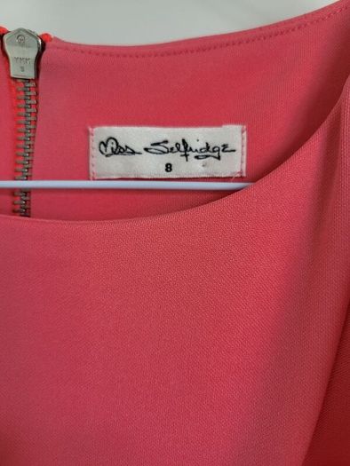 Coral Miss Selfridge dress