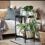 Ikea Olovbad Black Plant Stand Image 2
