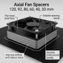 Axial Fan Spacer PC Cooling Shroud | Airflow & Noise Reduction Adapter | 3D Printed Fan Gasket for Cases, Radiators & Electronics Image 2