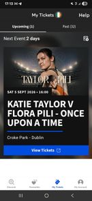 Katie Taylor vs Flora Pili tickets
