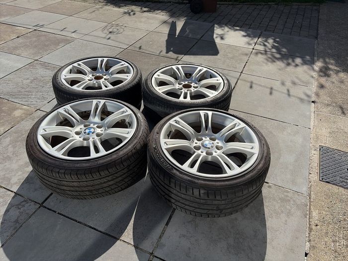 Bmw 18" Staggered Alloy Wheels  5 series 6 series F10 F11 F12 F13 Style 350m