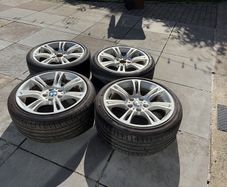Bmw 18" Staggered Alloy Wheels  5 series 6 series F10 F11 F12 F13 Style 350m