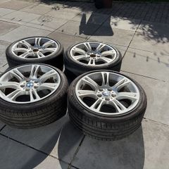 Bmw 18" Staggered Alloy Wheels  5 series 6 series F10 F11 F12 F13 Style 350m