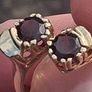 Vintage 14k Gold Garnet Ring (5.2 grams) Image 5