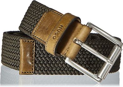 HUGO Gabi-W Men's Belt, Green, 90cm, Size M