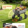 Garden Dump Cart 181kg - No-Flat Wheels Image 5