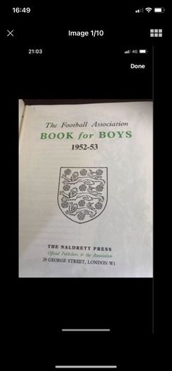 Football Association Book 1952-53