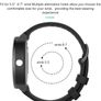 22mm Strap Compatible for Fossil Gen 5, Compatible for Samsung Galaxy Watch 3 45mm, Sports Silicone Replacement Wristband Compatible for Garmin Vivoactive 4 Image 3