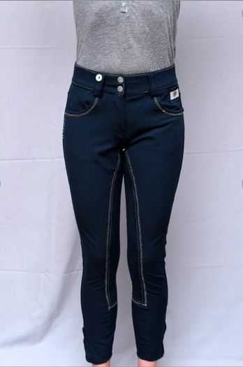 HV Polo Womens Horse Riding Breeches Trousers Navy Blue Size 36