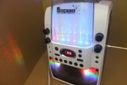 Bluetooth, USB, CD, line in , with water LED light show