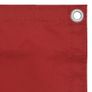 Balcony Screen Balcony Screen Red 75x600 cm Oxford Fabric Image 2