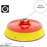 GLASS POLISH 12637 Rotary Sander Hook and Loop Backer, Rotary Polisher Backer | Thread: M14x2 | 150 mm Image 3