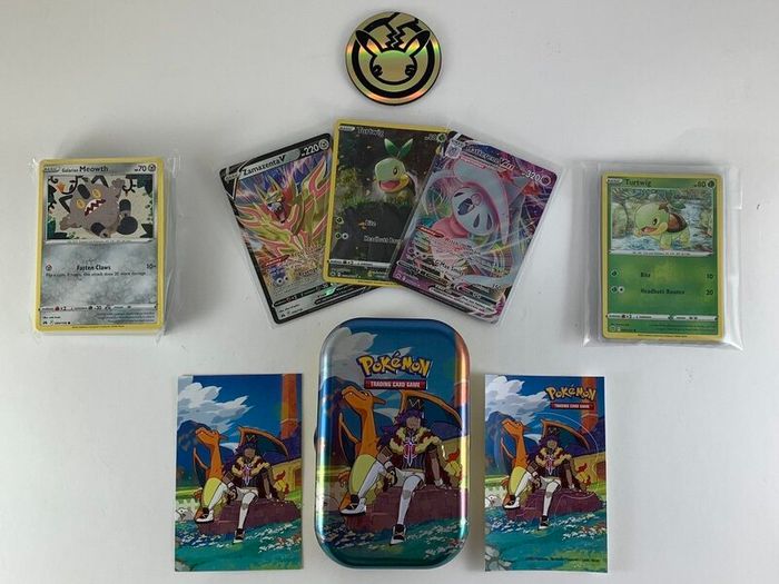 Pokemon Value 66 Card Tin 100% Authentic Cards