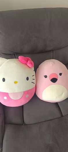 Hello Kitty and SquishMallows cuddly toys