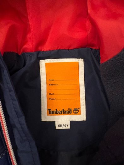 timberland jackets 0-6 months