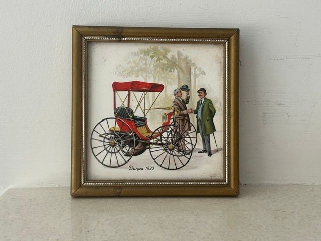 Vintage Framed Tiles by H&R Johnson Ltd 1970s