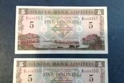 Two  Sterling  Mint Uncirculated   Notes