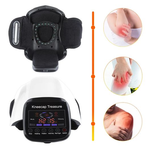 Electric Infrared Heating Knee Massage Air Pressure & Vibration Physiotherapy Instrument Knee Massage Rehabilitation Pain Relief