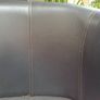 Tub Chair Faux Leather Image 2