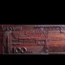 Carved wooden banknote. 100 yuan. Image 8