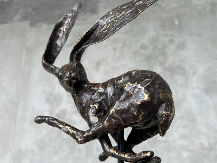 Running Hare - Speckled Bronze