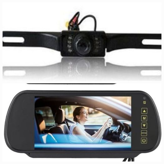 Van, Truck, Camper Rear View 7" Lcd Monitor + Night Vision Infrared Reversing Parking Camera