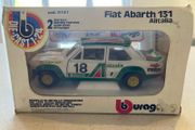 Fiat 131 Abarth rally Alitalia scale 1/24 Burago