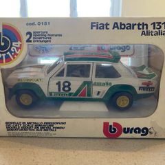 Fiat 131 Abarth rally Alitalia scale 1/24 Burago