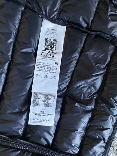 emporio armani men down gilet size L