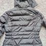 The North Face womens puffer, black jacket with hoodie (550), size L Image 5