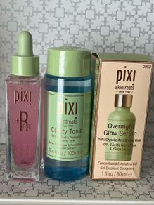 Pixi overnight glow serum, Pixi clarity toner, Pixi essence oil brand new